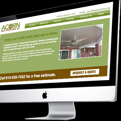 sealingceiling.com website designed and developed by taitenterprises